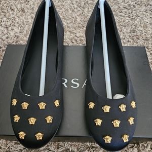 100% AUTHENTIC Medusa studded Versace shoes
